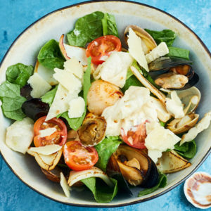 Цезарь с морепродуктами